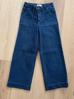 Oat New York Dark Blue Flare Jeans